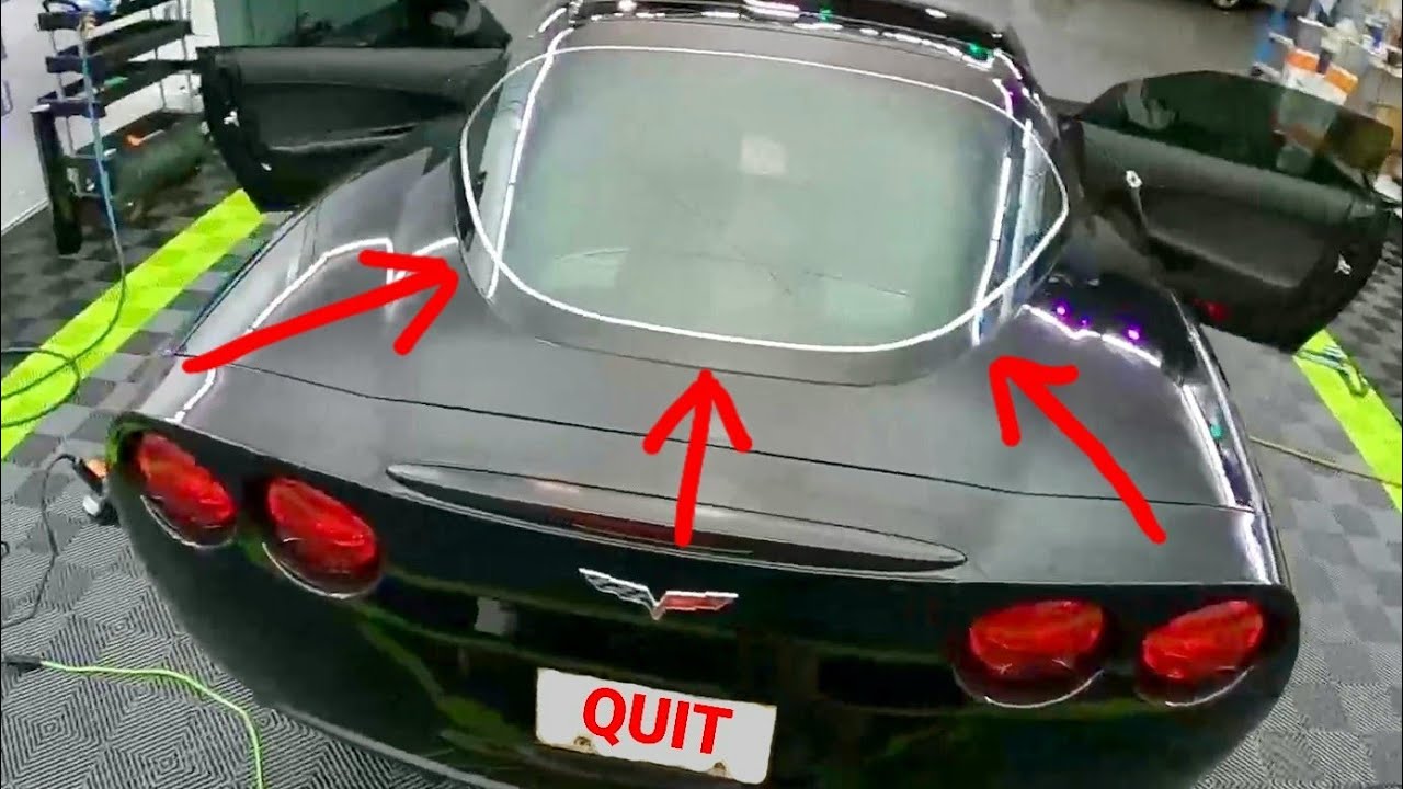 Almost QUIT! Tinting a Corvette