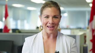 Inspiring message by Sophie Grégoire Trudeau