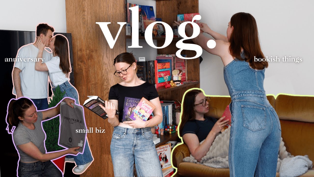 VLOG (bookish & small biz things, fitness & our anniversary)