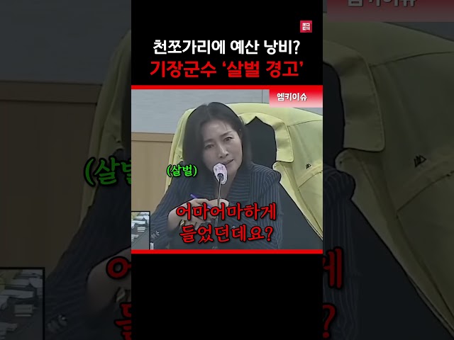 기장군수의 일침