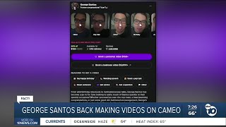 Fact or Fiction: Ex Congressman George Santos back selling Cameo videos?