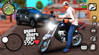 😱SAIUU!!! GTA MOTOVLOG 59D APENAS 500MB COM GRÁFICO, VÁRIAS MOTOS, SKIN E  MAIS - PC FRACO 2023 