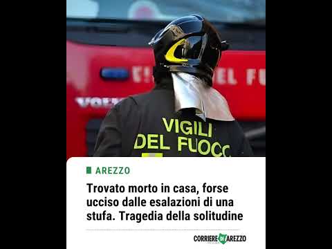 Video Trovato morto in casa, forse ucciso dalle esalazioni di una stufa. Tragedia della solitudine