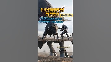 3D #2025cartoon animation robotic bull attacks the advanced robotic #entertainment #ai #shorts