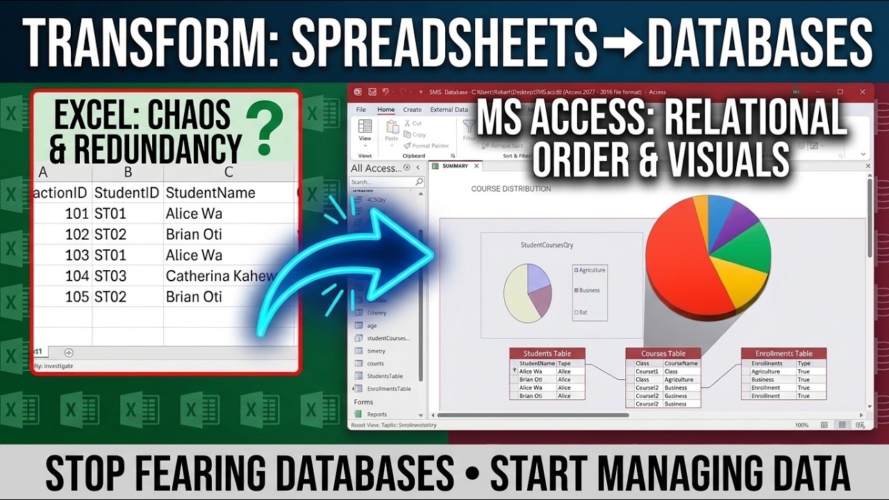 Ms Works Database Ms Access Database Practical 39 | Tables Normalization, Forms, Advanced ...