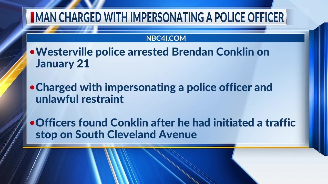 Police say man impersonated officer during traffic stop - YouTube