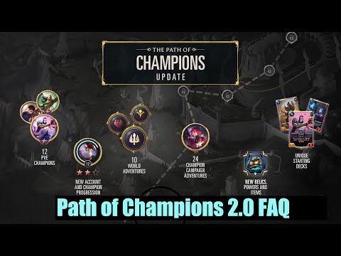 Path of Champions 2.0 FAQ: How to get new champions/cards/relics/maps