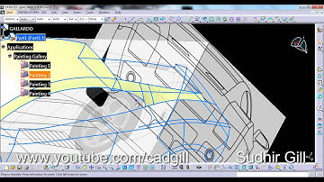 Video Tutorial on Modeling Lamborghini Gallardo in CATIA Part 24