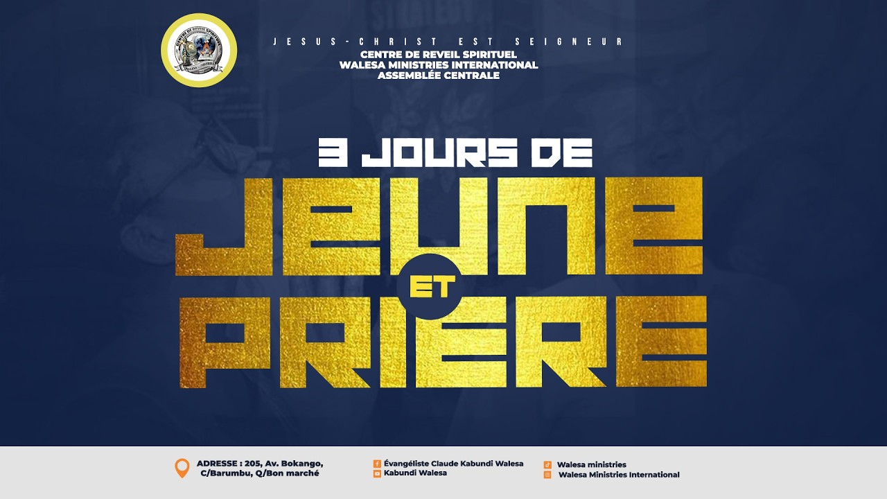 𝗗𝗶𝗿𝗲𝗰𝘁 : 𝐒𝐏𝐄𝐂𝐈𝐀𝐋 𝟑 𝐉𝐎𝐔𝐑𝐒  𝐃𝐄 𝐉𝐄𝐔𝐍𝐄 𝐄𝐓 𝐏𝐑𝐈𝐄𝐑𝐄 𝐌𝐄𝐑𝐂𝐑𝐄𝐃𝐈 𝟎𝟓 𝐀𝐎𝐔𝐓 𝟐𝟎𝟐𝟔 ( 𝗘𝘃: 𝗖𝗟𝗔𝗨𝗗𝗘 𝗞𝗔𝗕𝗨𝗡𝗗𝗜 𝗪𝗔𝗟𝗘𝗦𝗔)