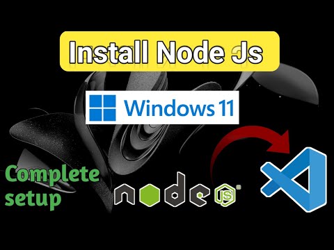 How To Install Node Js On Windows 11 | Complete setup 2024 #nodejs #coding