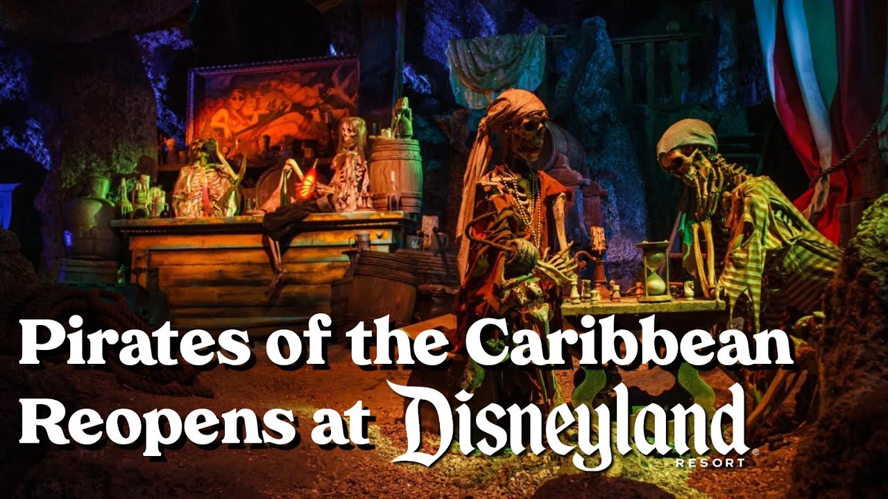 Pirates of the Caribbean Reopens at Disneyland - FULL RIDE - YouTube