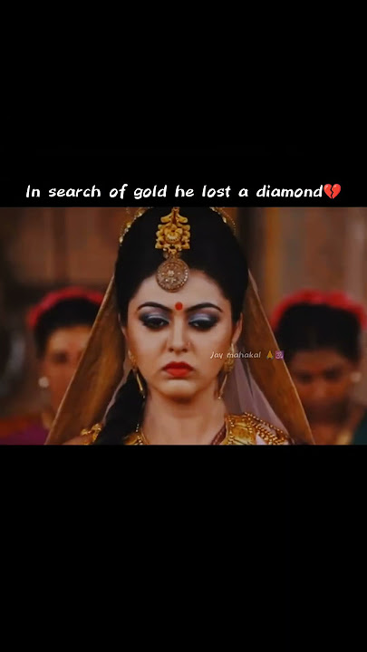 He lost a diamond 💎...kunti, pandu and madri...#song #youtubeshorts #mahabarat #trending #shorts