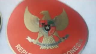 Video Stiker Garuda Emas Vinyl Premium