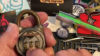 #2301 Sesamee combination padlock decoded 😀