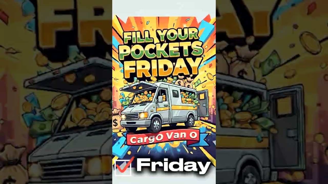 Fill your pockets Friday!!!!#cargovanbusiness #cargovan #courierlife #deliverydriver #gigapps