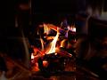 Rainy Day CALMNESS with Crackling Firewood Sounds. #asmr #mindfulness #whitenoise #meditation #rain