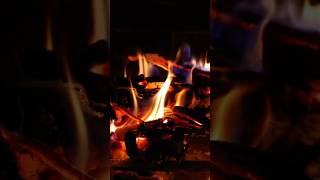 Rainy Day CALMNESS with Crackling Firewood Sounds. #asmr #mindfulness #whitenoise #meditation #rain