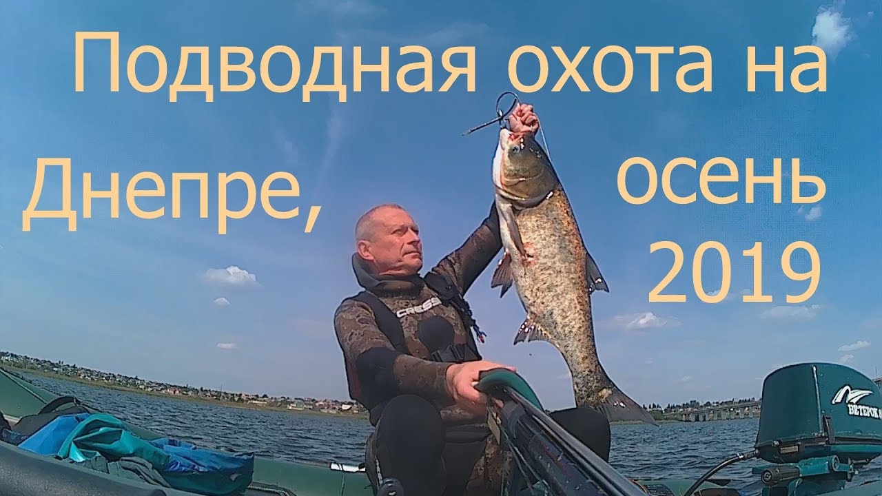 ⁣Подводная охота на Днепре, осень 2019