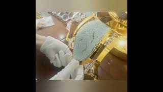 Player Profile Indoor Lighting Golden Lotus Ceiling Light Installation Video-ELQ450