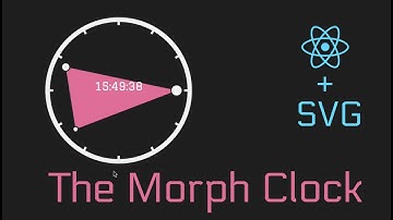 Morph Clock in React using SVG