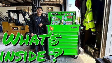Forklift Technician Snap On tool box Tour