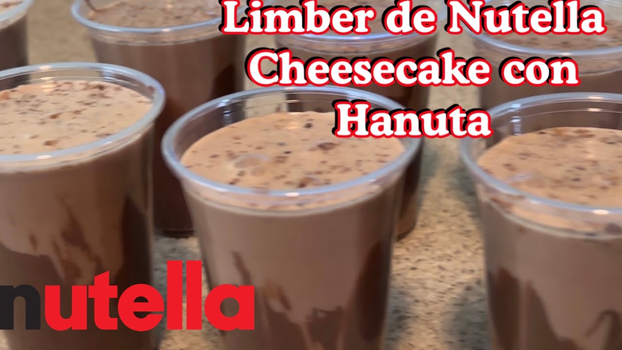 Limber de Nutella Cheesecake con Hanuta Súper cremosos YouTube