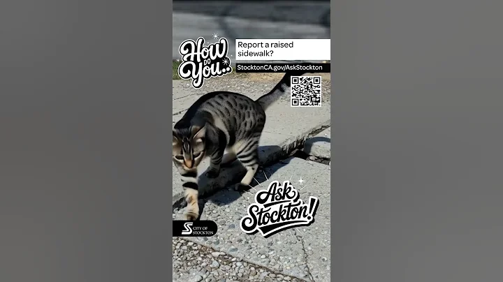 Ask Stockton How to Report a Raised Sidewalk