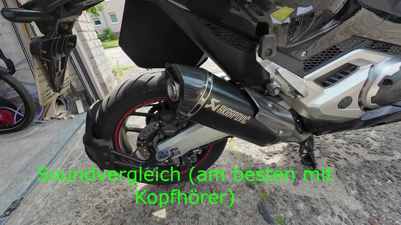 Akrapovic am Honda Forza 750