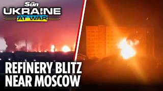 Ukraine unleashes massive drone onslaught on Putin's Ryazan oil refinery