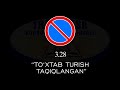 3.28. TO'XTAB TURISH TAQIQLANGAN. ТЎХТАБ ТУРИШ ТАҚИҚЛАНГАН.