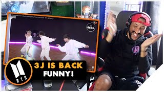 THE FUNNIEST BTS REACTION 😂 | 3J Butter Choreography Behind The Scenes (BTS 방탄소년단)