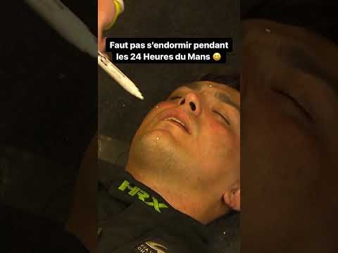 😴 Faut pas s'endormir pendant les 24h du Mans #shorts #shortsvideo #lemans