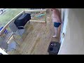 Girl Slips on Iced Porch Steps Followed by Brother Who Comes to Check-in On Her - 1100616