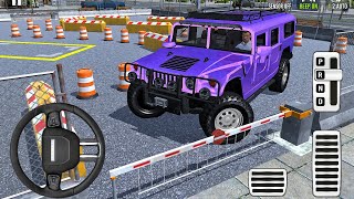 New Parking School 2026 - Purple Hummer Extreme Parking Challenge - Car Game Android Gameplay screenshot 2
