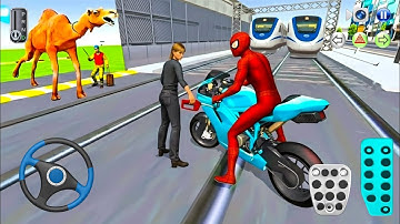 Exploring the Express Bus Terminal on a NewBike - 3D Driving Class 2025 gameplay Shokher Racing