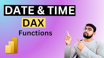 DATE and TIME DAX Functions in POWER BI