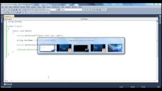 Part 2   C# Tutorial   Reading and writing to a console