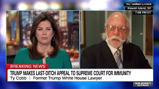 Ty Cobb reacts to Trump’s filing to the Supreme Court | US INSIDE NEWS