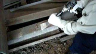 電動スクレーパー「コゲラ」使用例２　Electric scraper "KOGERA" usage example 2