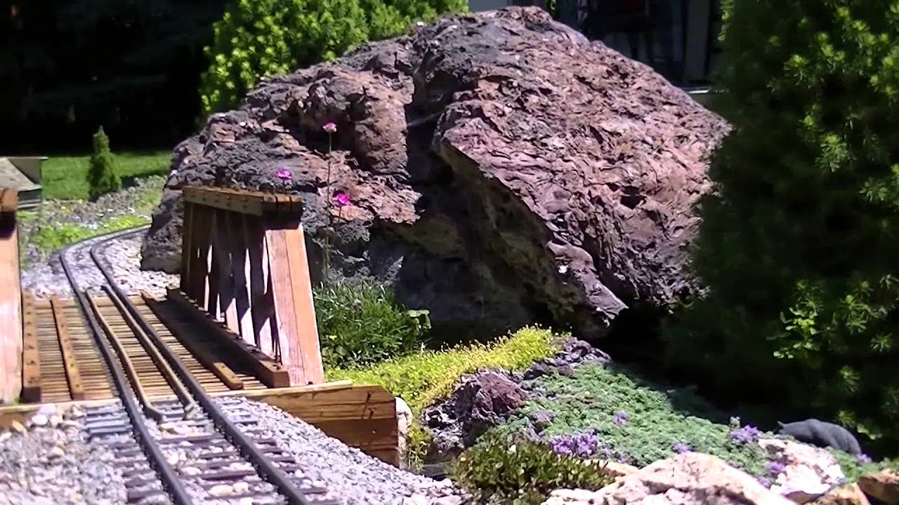 Cab View Train Ride on D&RGW Blue Mountain Garden RR