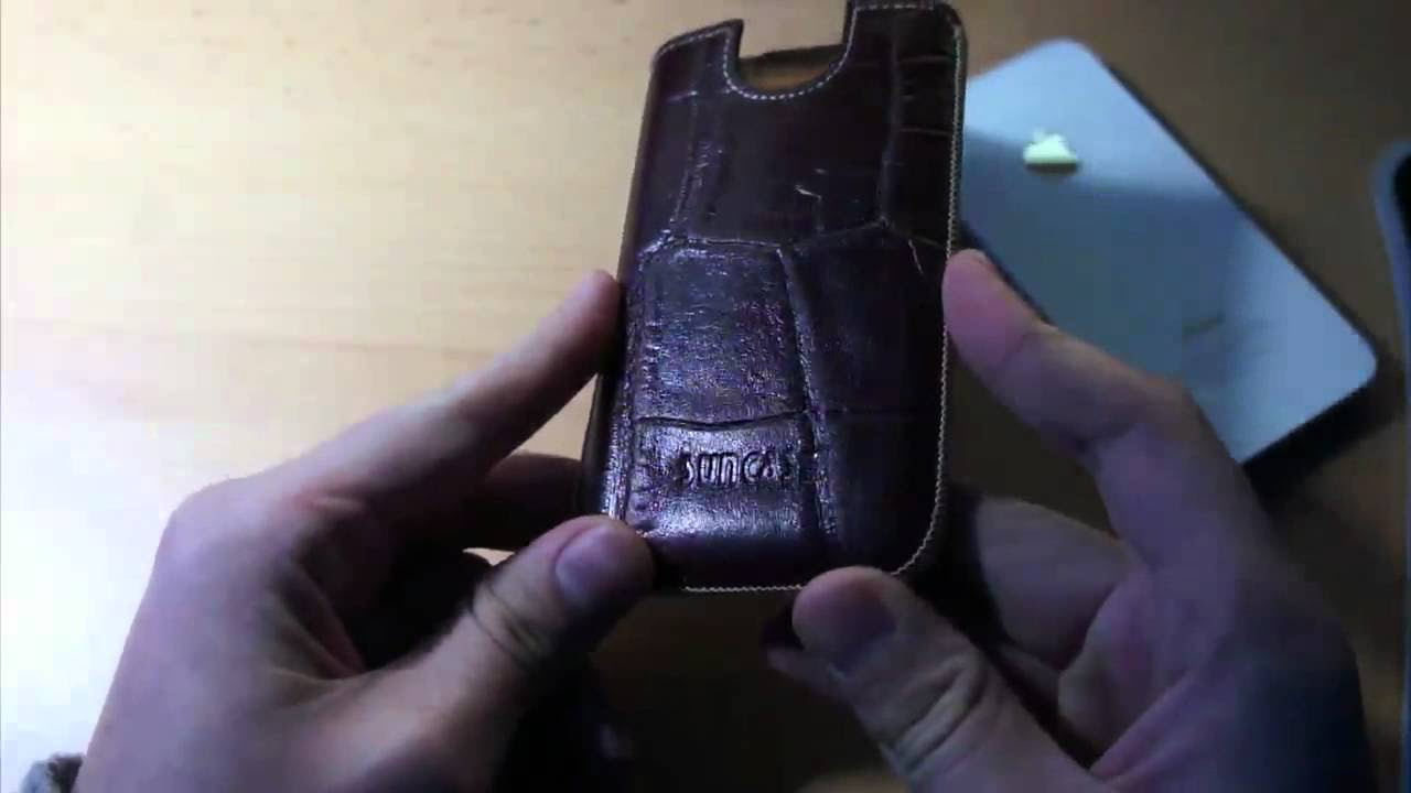 Update Unboxing - Suncase iPhone 4/4s Leder-Case