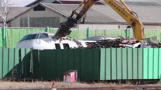 E351系S22編成クハE351-1102解体 長野総合車両センター