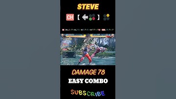 Steve combo guide tekken8 I Steve combo season2#Tekken8#Combo#Steve