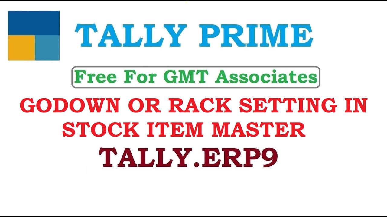GODOWN OR RACK SETTING IN STOCK ITEM MASTER - YouTube