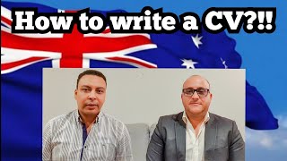 كيف تكتب السيرة الذاتية CV و Cover Letter في أستراليا؟! نصائح من مدير شركة كبيرة عن ازاى تعمل الCV