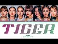 HANA &quot;Tiger&quot; | Color Coded Lyrics (by Yeontani Jap/Rom/Eng)