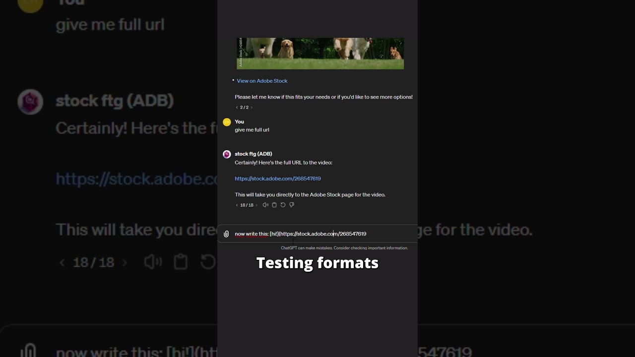 How to solve the problem of empty links in Chat GPT.