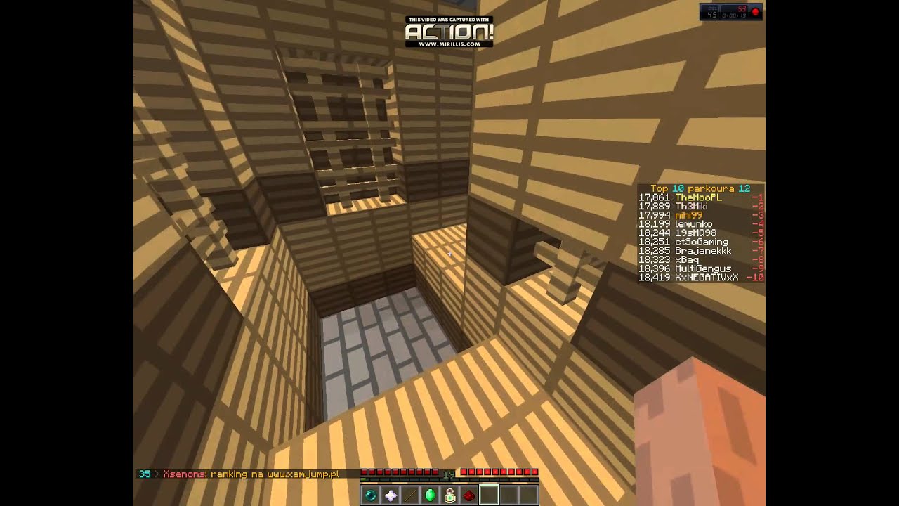 Minecraft Xamjump.pl Parkour easy12