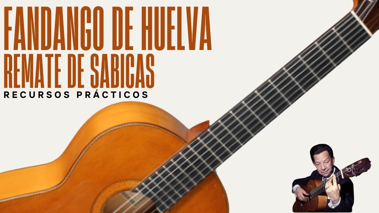 remate de Sabicas por Fandango de Huelva.Aprende  guitarra flamenca