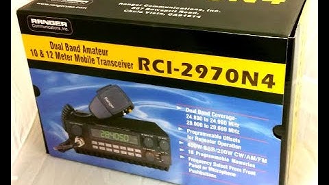 Ranger RCI-2970N4 Tune-up Report
